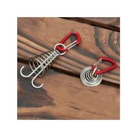 4pcs Hebilla De Anzuelo Para Tenda Accesorios De Camping Al Aire Libre Octopus Cuerda De Viento Fijación De Madera Agujero Con Resorte - details 2
