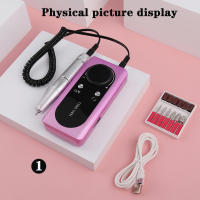Máquina De Uñas Eléctrica Recargable 45000RPM Con Conector USB Set De Perforación Para Esmalte Remover Y Manicura a Bajo Ruido Colores Disponibles: Blanco / Rosa / Brillante - details 12