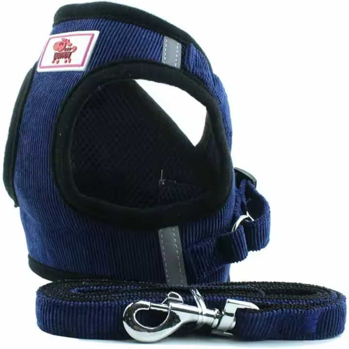 Arnés para perros para mascotas Arnés ajustable para mascotas IE083 (L, azul oscuro 1) - 1