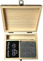 Juego De Piedras Para Whiskey De Granito Piedras Frías Para Vino Accesorios De Bar Reutilizables Regalo De Navidad Para Bebidas - details 6