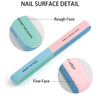 Set De 2 Piezas De Archos Para Uñas Profesionales 7 Lados Bloque De Lijado Y Pulido Para Pintura De Uñas Herramienta De Manicura - details 3