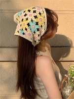 Diadema De Encaje Vintage Para Mujeres Hecha a Mano Con Pequeñas Margaritas Y Fresa En Rojo Estilo Dulce Y Casual - details 3