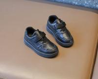 Tenis Deportivos Niños Niñas Primavera/Otoño Nuevos Zapatillas Casuales Cuero Suela Suave Hombre Mujer Niños Pequeños Zapatos Blancos - details 11