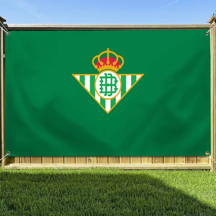 Bandeera Decorativa Betis Con Cuatro Agujeros Y Banderas Para Exterior Decoración De Pared Aesthetic Divertida Para Jardín - 1