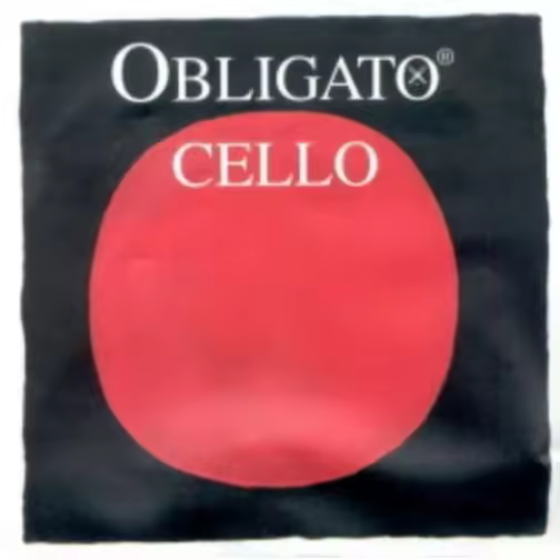 CUERDA VIOLONCELLO-Pirastro (Obligato 431220) (Acero/Cromo) 2ª Medium Cello 4/4 (Re) D (Una Unidad - 1