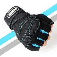 Guantes Tácticos De Medio Dedo Antideslizantes Para Hombres Y Mujeres Soporte De Muñeca Para Levantamiento De Pesas Ciclismo Deportes - details 7