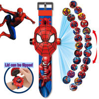 Reloj Digital Disney Spiderman Proyección 24 Hombres Capitán América Iron Man Juguetes Hulk Regalos Para Niños Educativo Batería AG3X4 - details 20