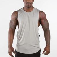 Top De Gimnasio Para Hombre Camiseta Sin Mangas De Algodón Estilo Deportivo Casual Para Verano Color Negro Blanco Azul Gris Rojo Amarillo Tallas M L XL XXL - details 9
