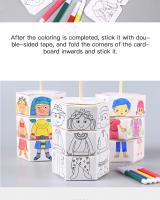 Juguetes De Arte DIY Para Niños Libro De Dibujo Y Pintura Interactivo Rotativo Graffiti Puzzle Educativo Papel De Relleno Colorido Para Niños Entre 3 Y 12 Años - details 2