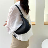 Bolso De Hombro En Forma De Crescent Para Mujer Bolso De Armpita Diseñador Bolso De Mano Diario Bolso Para Teléfono Vintage PU Suave - details 6