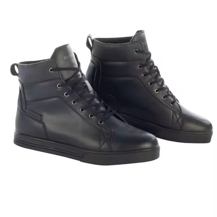 Botas moto piel BERING INDY impermeables negras - 1