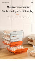 Caja De Almacenamiento Para Huevos De Gran Capacidad Con Dos Capas Caja Retráctil De Gran Capacidad Con 32 Compartimentos Estilo Japonés Para Nevera - details 6
