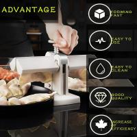 Molde De Empanadillas con bandejitas desechables, Maquina de empanadillas, Fabricante Automático De Bolas De Masa Hervida, De Doble Cabeza Para El Hogar y La Cocina, DUMPLINGS, Utencilio para Aperitivos ,Pasteleria - details 3