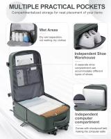 SSITO-Bolsa de Cabina para Equipo de Mano Cabina Avion Mochila de Senderismo Mochipa Viaje Cabin 40x20x25 para Ryanair, Maletas de viaje avion Cabin, mochila Viaje cabin avion 40x20x25 - details 1