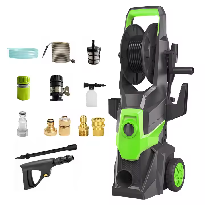 150bar Lavadora de alta presión para coche, bomba de agua, generador de espuma, limpiador de Tornado, accesorios para coche, 1500W-2000W Lavadora de automóviles - 1