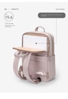 Mochila GOLF Para Mujer Estilo Casual De Viaje Sencillo Y Moda Material De Tela Oxford Y Lona Con Bolsillo Exterior Y Cierre De Cremallera - details 9