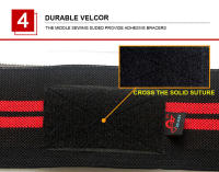 AOLIKES 1 Par De Banda Para Muñeca Soporte De Pesas Para Gimnasio Entrenamiento De Crossfit Y Powerlifting Correas De Apoyo Para Adultos Material De Poliéster - details 5
