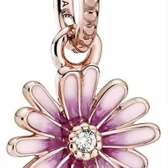 Pandora Garden Colección margaritas chapada en oro rosa de 14 quilates，Incluye Caja Original，Incluye Caja Original - 1