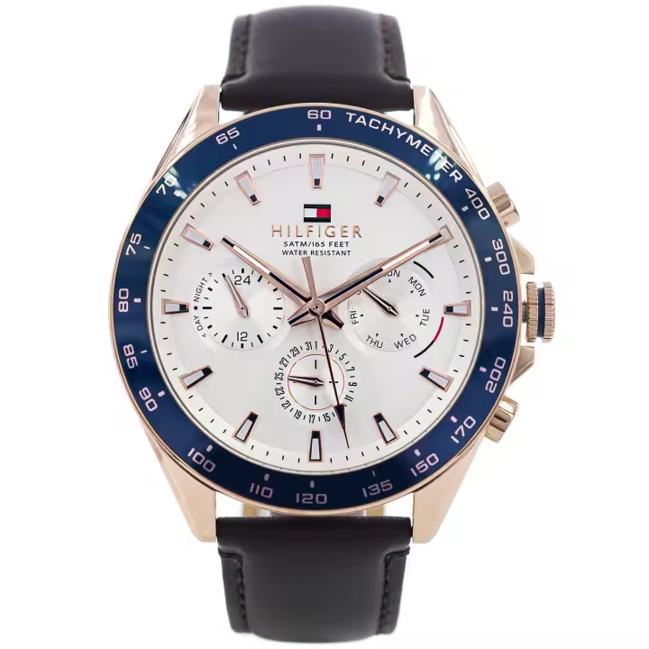 Tommy Hilfiger Reloj hombre 1791966, Incluye Caja Original, Diámetro: 46MM - 1