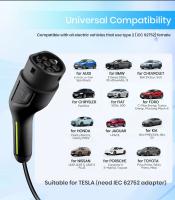 AWESAFE EV Cargador Tipo 2 Vehículo Eléctrico Wallbox 3.5KW 1phase 16A 4meters Schuko Cargador Portátil Caja EVSE Controlador de Carga - details 2