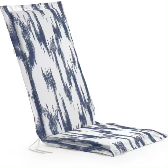 BL BELUM  Cojín  Silla de Jardín - Medidas Producto: Asiento sin volante: Grosor: 4 cm / Ancho: 41 cm / Largo: 37 m Respaldo sin volante: Grosor: 4 cm / Ancho: 53 cm / Largo: 64 cm  Modelo: Mahon Azul - 1