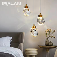 Lámpara Colgante De Cristal HD De Lujo Para Sala De Estar Comedor Dormitorio Cocina Bar Café Decoración Interior LED Soporte Para Instalación En El Techo - details 1