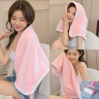 Toalla De Baño Cuadrada Espiral Secado Rápido Absorbente Suave Para Secar Cabello Y Uso Diario En El Hogar Color Sólido - details 10
