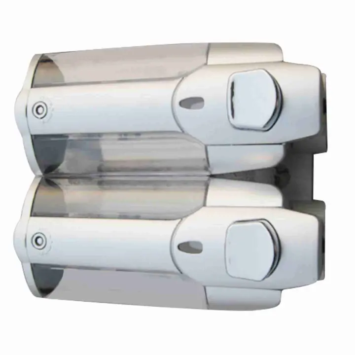 Dispensador de champú para Ducha, dispensador de jabón multiusos montado en la pantalla para el hogar, Cocina, baño, 350ml W, 2 UDS. - 1