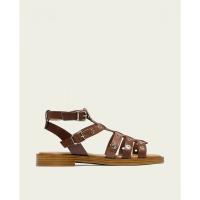 PORRONET 3126-008 Sandalias planas de Mujer 35859 25V SANDALIA ROMANA HEBILLAS MOKA - details 4