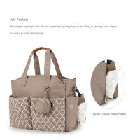 Bolsa de Pañales para Bebé de Gran Capacidad Bolsa de Maternidad Impermeable Multifuncional Portátil para Cuidado del Bebé Material de Poliéster - details 3