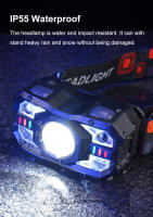 Linterna Frontal LED Mini Potente Para Pesca De Noche Y Actividades Al Aire Libre Impermeable Y Portátil Con Sensor De Luz Fuerte Para Camping Y Escalada - details 10