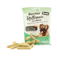 Yommy Pack De 50g-500g Barritas Rellenas Para Perros 50g/Paquete, Golosinas Sticks Para Perro, Delicioso Sabor A Rolls De Pollo, Cheddas Y Panceta, Carne Asada, Snacks De Piel Para Perros - details 0