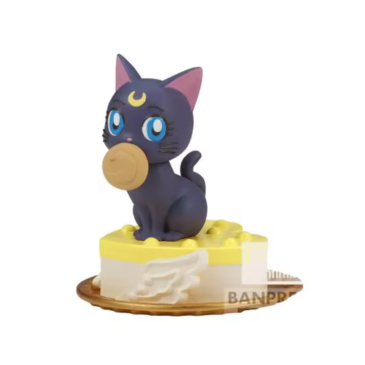 Figura banpresto pretty guardian sailor moon cosmos paldolce collection luna 6cm - 1