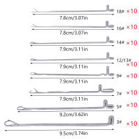 MIUSIE 10pcs/set Agujas Para Tejer Y Perlas De Crochet Herramientas De Tejer En Casa Con Lengüeta Herramientas De Coser De Acero Inoxidable - details 1