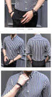 Camisa Para Hombre 2023 Moda Coreana Ajustada Media Manga Casual Talla Grande Negocios Formales Chemise Homme 5XL Cierre Único Estilo Clásico - details 2