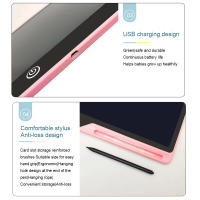Tablet De Escritura LCD Recargable 16'' 20'' Para Niños Tablero De Dibujo Educativo Con Borrado Parcial Y Total Sin Paints - details 8