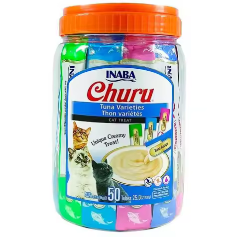Churu Snack Cremoso Variedades De Atún Bote Para Gatos 700 Gr - 1