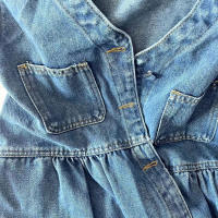 Vestido Mini De Verano Para Mujer Estilo Coreano Sin Mangas Con Tirantes Y Bolsillos Denim A-Line Solapa Suelta Vestido De Corte Vintage - details 14