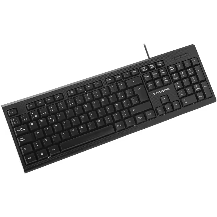 TECLADO DE MEMBRANA USB ANIMA AK0 NEGRO - CABLE 1.30 METROS - 1