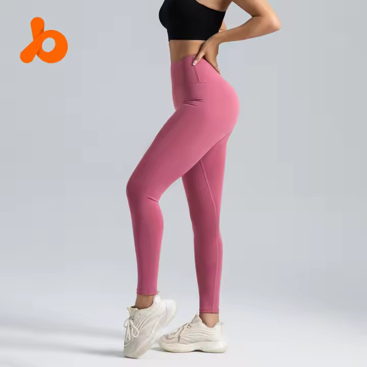 Mov-Pantalones de yoga sin Corte en T, High Belt, augmentation de glúteos, Mallas Deportativas para correr que controla El abdomen y Dan sensación de Desdesnudo - 1