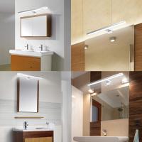 Lámpara de Espejo Baño 50 cm 9W Blanco Neutro 6000K,IP44 Clase II, abrazadera en el Espejo/Gabinete/Iluminación de Pantalla 500 mm [Clase de eficiencia energética D] - details 2