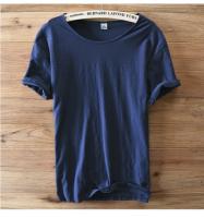 Camiseta De Algodón Suave Para Hombre Verano Estilo Italy Casual Cuello Redondo Manga Corta Transpirable Ropa De Marca - details 7