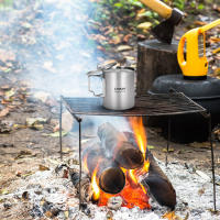 LIXADA Taza De Acero Inoxidable Portátil De 750ml Con Tapa Y Manija Plegable Para Camping Cocina Picnic Deportes Al Aire Libre - details 28