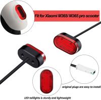Guardabarros Para Scooter Xiaomi Mijia M365 M187 pro Con Faro Trasero Protector De Rueda Antisalpicaduras Accesorio De Scooter - details 9
