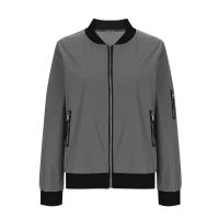 Chaqueta De Mujer Estilo Casual Trendy Bolero Ligera Y Delgada Con Cierre De Cremallera De Primavera Y Otoño Sólida Y Simple - details 16