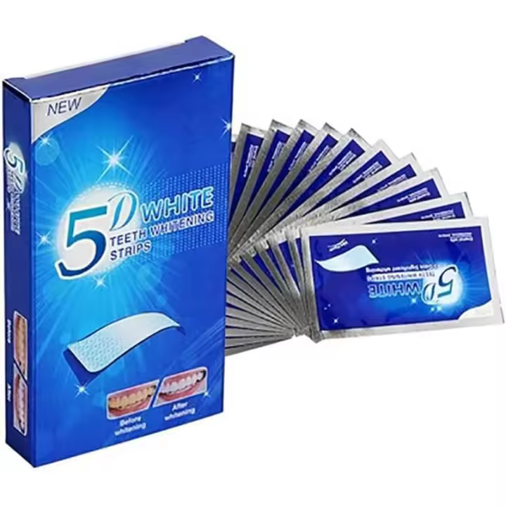 Tiras blanqueadoras de dientes, tiras blanqueadoras de dientes profesionales, 7 sesiones de blanqueamiento, fórmula no sensible, 14 días sin peróxido - 1