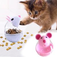 Juguete Para Gatos Alimento Rodante Dispensador De Comida Ratón Divertido Para Entrenamiento Y Juego De Plástico Supplies Para Gatos Y Gatitos - details 1