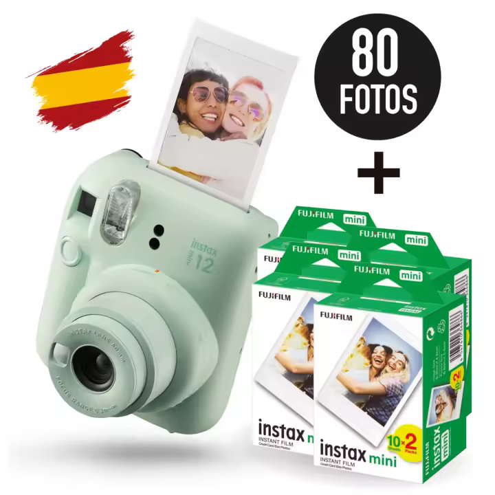 INSTAX. Pack Cámara instantánea Instax mini 12 con 80 fotos - 1