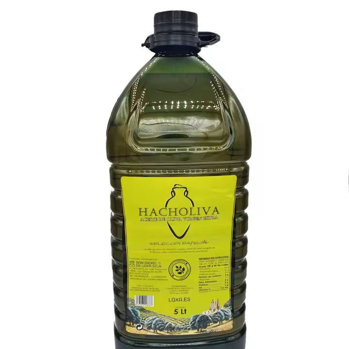Aceite de Oliva Virgen Extra 5 Litros - HACHOLIVA - AOVE 5L  - Selección Especial - 1 Garrafa de 5 Litros - ACEITE VIRGEN EXTRA - Origen España - 1