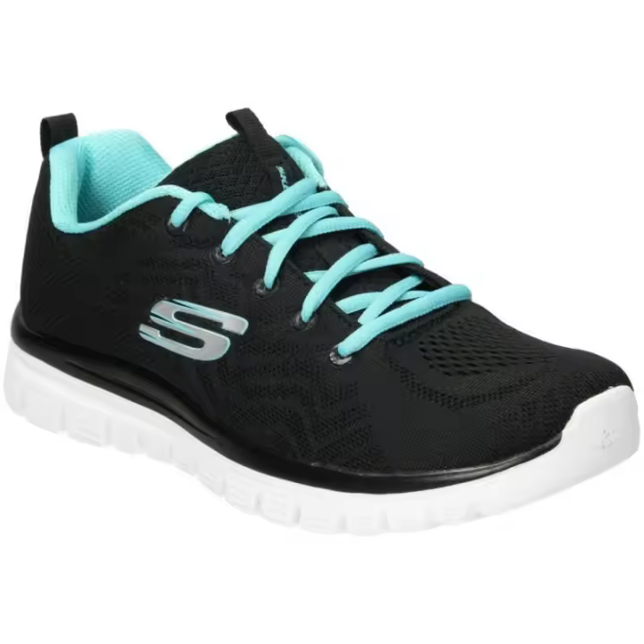 CLZ SKECHERS GRACEFUL 12615 BKTQ - 1